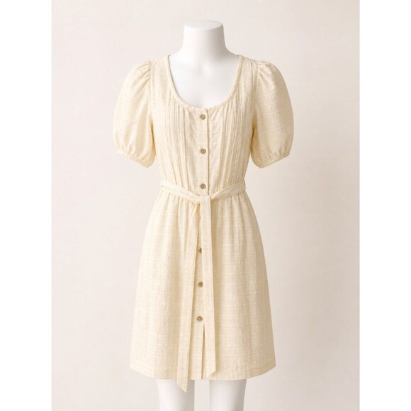 Billabong Dresses & Skirts - BillaBong Cream & White Dress Cottagecore/Prairie Style Size Small EUC